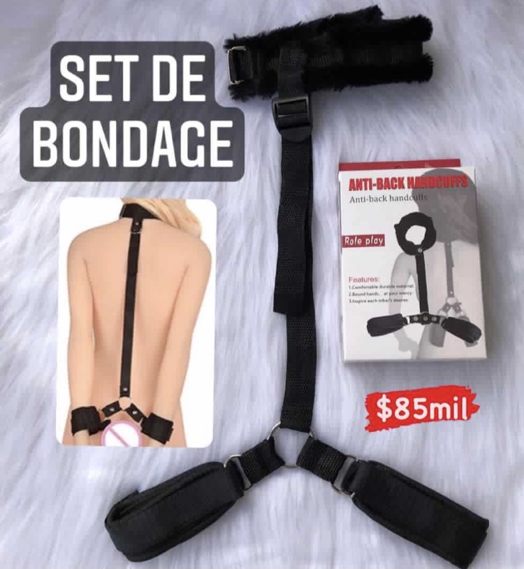 SET BONDAGE MANOS Y GARGANTA